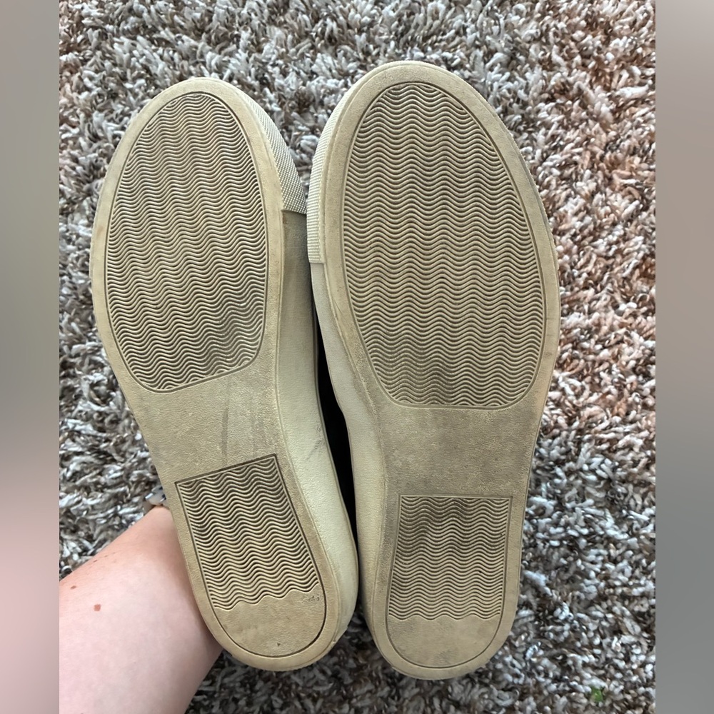 Quilted Black Slip-On Sneakers - Picture 4 of 5